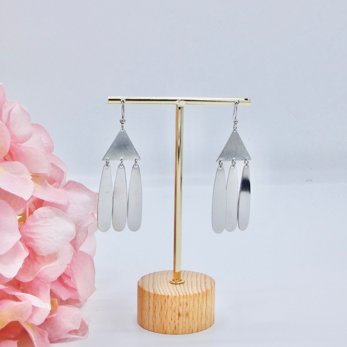 Pendientes Swing plata
