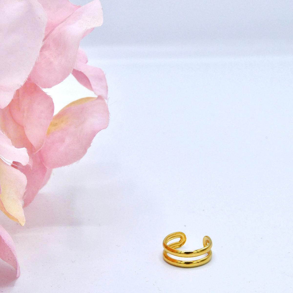 Ear cuff doble oro