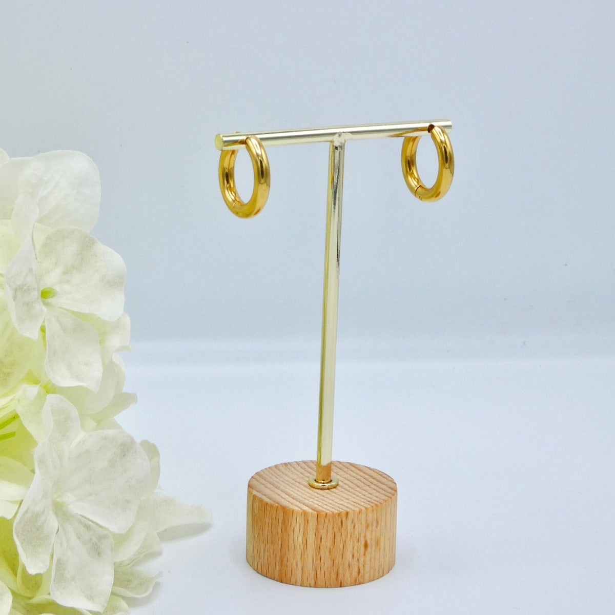 Pendientes Hoop mediano oro
