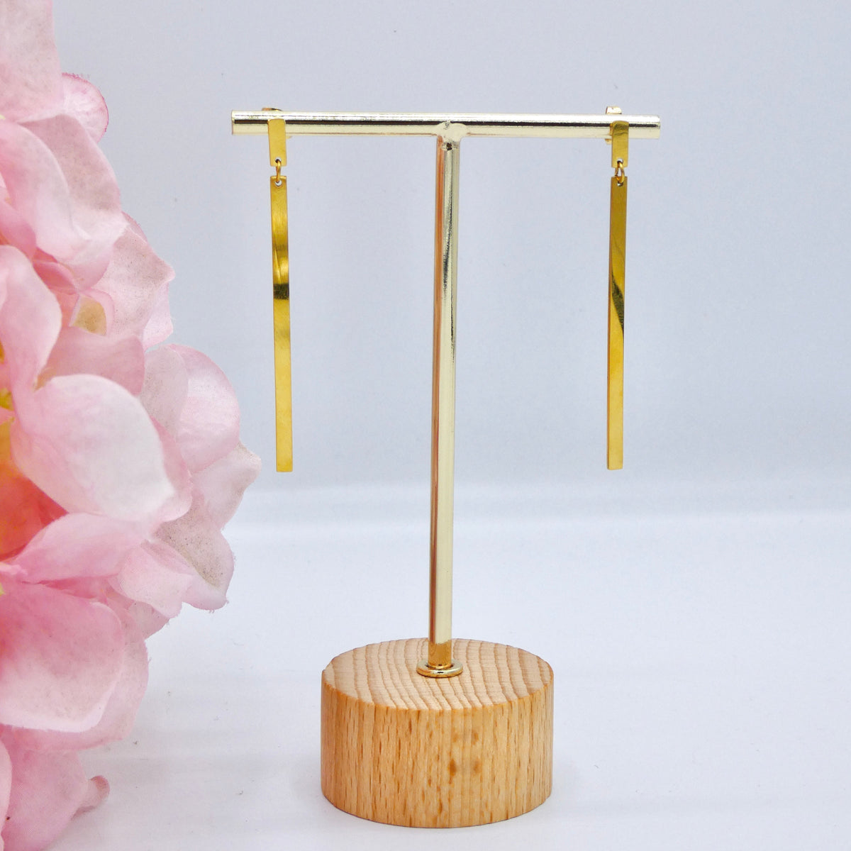 Pendientes Long oro