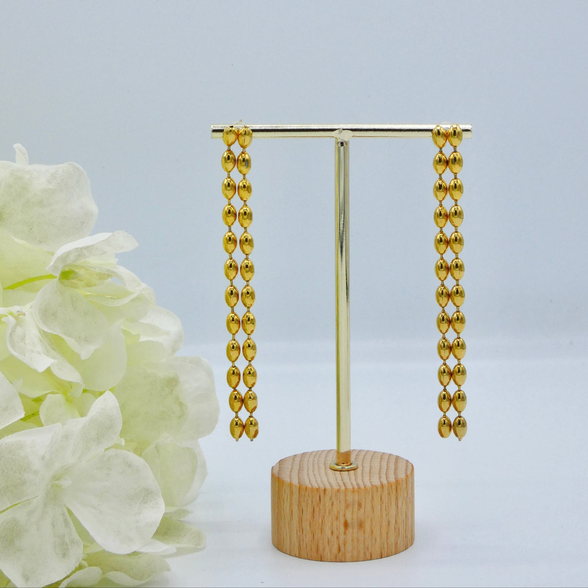 Pendientes Niagara Duo oro