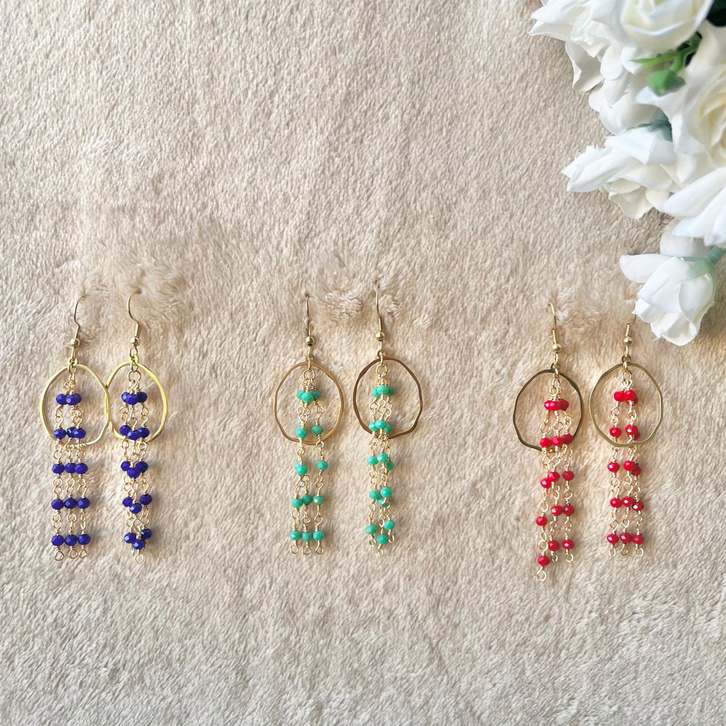Pendientes Hortensia
