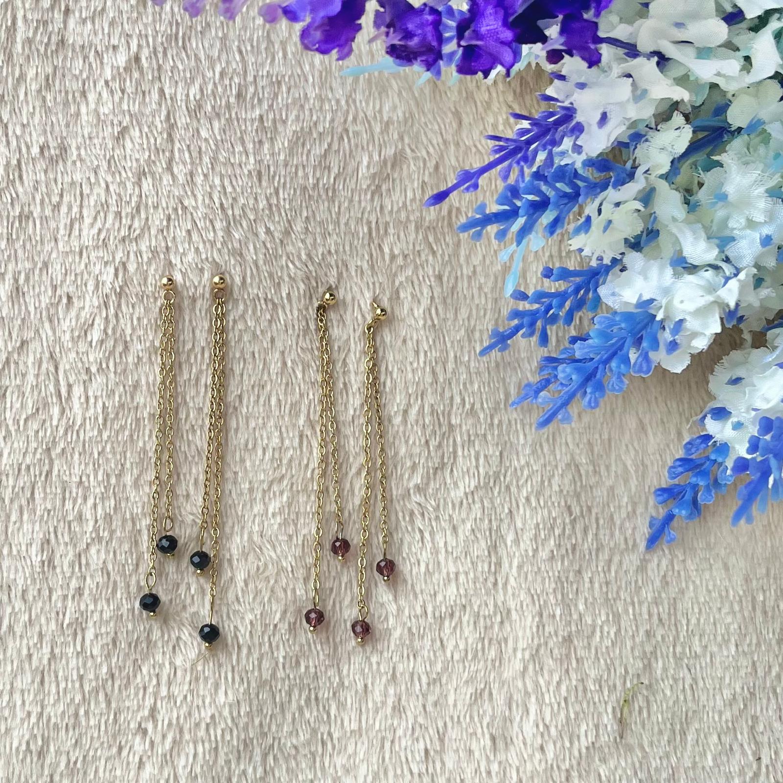 Pendientes Peonía