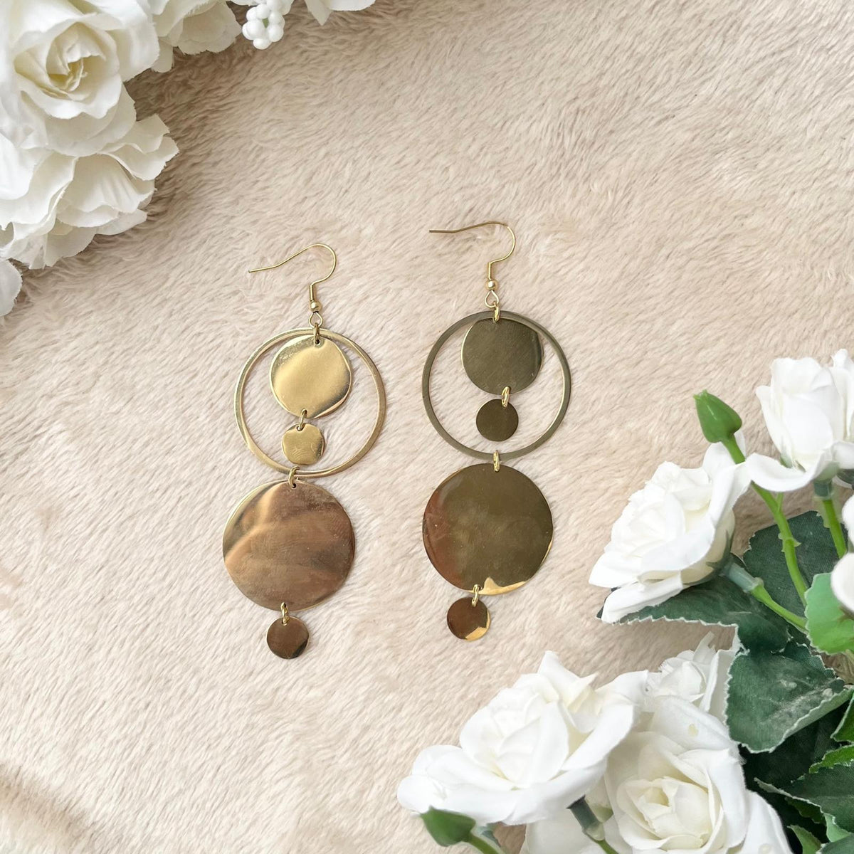 Pendientes Girasol